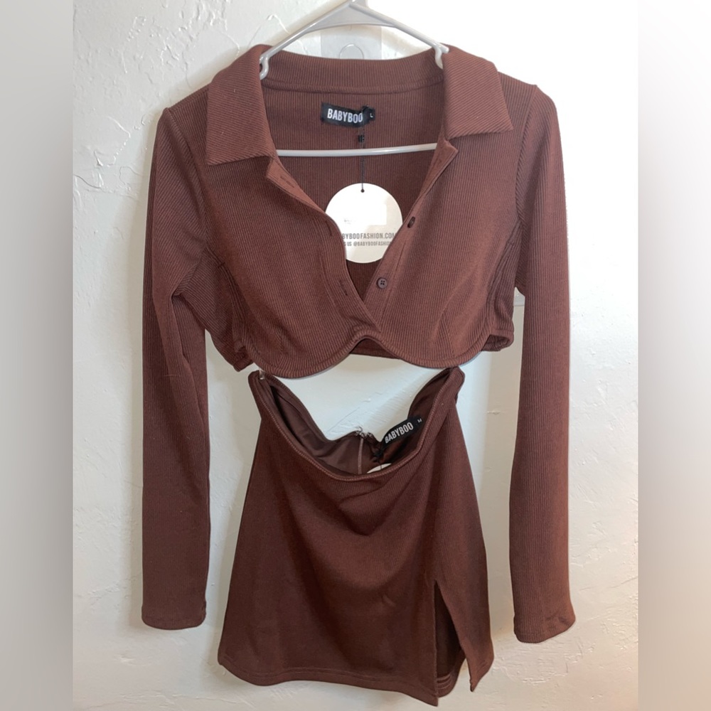 Brown Babyboo Two Piece